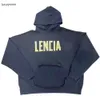 designer hoodie balencigs Fashion Hoodies Hoody Mens Sweaters High Quality trendy brand men's and women's front and back American pattern paper tape letter terry CBXQ