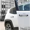 Other Exterior Accessories Abs Exterior Door Handle Ers Decoration Accessories For Jeep Renegade Car Drop Delivery Automobiles Motorcy Dhpul