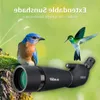 Freeshipping 25-75x70 Spotting Scope Long Range Stor okular 21mm teleskop för målskytte bågskytte med skrivbordet stativ SV28 boniu