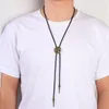 Nœuds papillon Bolo Tie pour hommes Carnavals Cravate Boucle creuse Décors Halloween