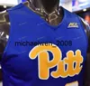 Mich28 Pitt Panthers College Basketball Jersey 5 Au'Diese Toney 11 Justin Champagnie 12 Abdoul Karim Coulibaly 23 Samson George Custom Stitched