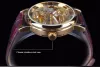 Winnaar Royal Carving Skeleton Bruine Lederen Band Transparante Dunne Kast Skeleton Design Horloge Horloges Mannen Merk Luxe Klok Men191S