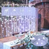 LED Strings Christmas Solar Lamp LED New Year String Lights Fairy Waterproof Outdoor For Holiday Party Garlands Garden Decor 32M/42M P230414