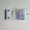 Nepgeld Film Prop Geld Bankbiljet Feest 10 20 50 100 200 Amerikaanse dollar Euro pond Engelse bankbiljetten Realistisch speelgoed Bar Rekwisieten Kopieervaluta Faux-billets 100 stks / pak DHL