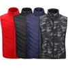 Men's Vests 9 Places Heated Vest Men Women Usb Heated Jacket Thermal Clothing Hunting Sports Hiking Men's Heating Vest S-4XL Heating Clothes 231115