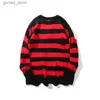 Pulls pour hommes Wash Hole Ripped Knit Unisexe Pulls Hommes Streetwear Hip Hop Pulls Jumper Mode Surdimensionné All-Match Femmes Vêtements d'hiver Q231115