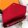 卸売デザイナーバッグチェーン財布女性のためのイブニングバッグハンドバッグ長老3ピースセットミニメッセンジャーバッグカードホルダー財布