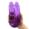 Briefs Panties Double Dildo Flexible Soft G-spot Dildo Sex Toys for Women Gay Lesbian Vagina Anal Double Ended Dong Artificial Penis 231115