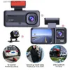 Car DVRs Dash Cam for Car DVR Wide Angle 3 Recording Night Vision 1080P Driving Recorder 3 Lenses Front and Rear Video Recording dashcam Q231115