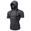 Racing Jackets Mens Gym Thin Hoodie Long Sleeve Hoodies With Mask Sweatshirt Casual Splice Large Open-Forked Hooded Tops