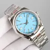Мужские часы 41 мм/36 мм, женские часы с ремешком 904L, темно-синий циферблат, часы с сапфировым стеклом, водонепроницаемые часы Montreux Luxury Jason 007