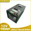 12V 150AH LTO större kapacitet litiumtitanat batteri perfekt för motorstyrenhet elbilar solsystem RV -fordon