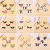 Brooches Butterfly Enamel Pin Cartoon Witch Animals Brooch Badges Insect Punk Lapel Clothes Women Kids Jewelry Gift For Friends Wholesale