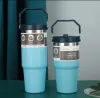 Butelki z wodą w USA 20 uncji 30 uncji Pucharki Ochrona ciepła Tublle ze stali nierdzewnej na zewnątrz Duża pojemność podróżne Carmugs wielokrotnego użytku szczelność kubka G1206