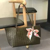 Bag Bags Leather Shopping Soft Commuting Large Cowhide Single Handcrafted Shoulder Vegetable Woven Portable Mother Genuine Basket