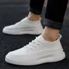 Schoenen heren trend casual mannen sneakers italiaans ademende vrijetijdsman mannelijk schoeisel zachte zool chaussure homme a7 6633