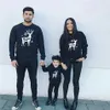 Abiti coordinati per la famiglia "Papà Mamma Bambino Cervo di Natale" Abbigliamento Felpe Cappotto Larovs Top 231115