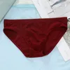 Mutande Intimo sexy Slip da uomo Ropa di seta ghiacciata Interni Hombre Pantaloncini Sissy Mutandine Sottili Para Lingerie Calcinha