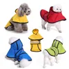 Vestuário para cães animais de estimação capuzes capuzes capa de tira refletiva cães jaquetas de chuva jackets ao ar livre gatos pequenos à prova d'água