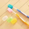 Nytt 1/5st Portable Tooth Brush Head Protective Cover Dammtät huvudskydd Tandborstehuvudskydd Fall för resevandring camping