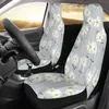 Auto -stoelbedekkingen Daisy Women Print ontworpen duurzame beschermers voor het voorste voertuigstoelen Type accessoires