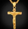 Hanger kettingen klassieke Jezus Cross ketting unisex trend religieuze amulet sieraden