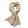 Scarves luxury cashmere scarves Beige women and men winter knitted scarf adults warm long wool ladies scarves solid color 231114