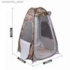Tents and Shelters Camouflage Portab Privacy Shower Toit Camping Pop Up Tent 1Person 2Doors Photography Movab Outdoor Winter Fishing with Cap Q231115