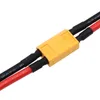 3 Pairs kabel XT60 Plug Vrouwelijke en Mannelijke Connector met 12AWG Silicium Draad voor RC Lipo Batterij Kabel Drone