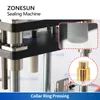 ZONESUN ZS-YG11U Automatique Parfum Machine De Scellage Pulvérisateur Sertissage Collier Anneau En Appuyant Taille Personnalisée Parfum Flacon Bouteille Scellant