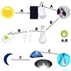 Hot Energy Saving Lamp S-1200 E27 Useful Energy Conservation Solar Bulb CE FCC Charged Bulb LED Light Outdoor Home