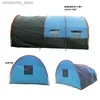 Tentes et abris Tente tunnel Dou Layer 5-10 personnes Camping en plein air Tente familiale Maison touristique Q231117