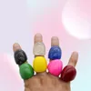 Cluster Rings Fishsheep Punk Geometric Big Harts For Women Colorful Large Round Acrylic Glitter Finger Ring Female Fashion Party J2483296