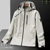 coats plus size coat spring and autumn stone mens jacket island 223stand collar hooded solid mens casual windproof outdoor is land jacket coat new 7xl 9