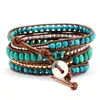 Strand Exclusive Quality Natural Stones W/ Metal Beads Wrap Bracelets Handmade Bohemian Vintage Statement Bracelet Bijoux Wholesale