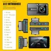 car dvr Asawin A12S Dual lens Dashcam Front And Back For Car Camera 24H Park Mode WDR HDR 3 inch IPS Night Vision Q231115