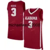 Mich28 Alabama Crimson Tide College Basketball 35 Raymond Hawkins 4 Juwan Gary 5 Jaden Shackelford 9 Daniel Giddens Men Men Młodzież Młodzież Custom Sched