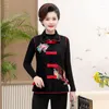 Etnische kleding 2023 Chinese stijl Mouwloze tops Vrouwen Traditionele vintage vest in de vest bloem borduurwerk Tangpak Harajuku Gilet