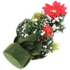 Kerstversiering Kerstvakantie Bomen Feest Decoratieve Versiering Standbeeld Tafeldecoratie