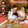 Storage Holders Racks 24pcs Christmas Advent Calendar Puzzle Toys Xmas Countdown Creative Jigsaw Gifts for Kids Adults 2024 Happy Year 231114