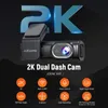 Auto-DVR AZDOME M301 2K Dual Dashcams Dashcam vorne und hinten eingebautes WiFi Sprachsteuerung Nachtsicht G-Sensor Parkmonitor Q231115