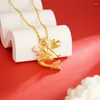 Pendant Necklaces EYER Fashion Design Copper Alloy Mermaid Pearl Jewelry Statement For Women Girlfriend Beautiful Gifts