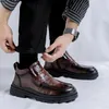 Dress Shoes For Men's Leather Spring Autumn Loose Casual Men Korean Version Simple Soft Soled Business
