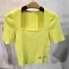 Casual Dresses designer summer new style: generous neckline, slim and sexy, simple short sleeve sweater, blouse, female 9HMA