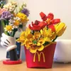 Decoratieve objecten Beeldjes Frieten Tas Vaas Bloemstuk Creatief Hars Boeket Pot Gebakken Chips Doos Ontwerp Desktop Huisdecoratie 231115