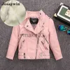 Jackets Josaywin Spring Winter Jacket Coats Baby Boys Girl Faux Leather Parkas Jacket Coat for Girl Thick Children's Clothes Outerwear J231115