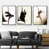 Dipinti Balletto Grace Danza Immagine Home Decor Tela Pittura Wall Art Poster Europa Disegno Figura per Soggiorno minimalista retrò 231114