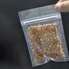 Çok Boyutlar Buzlu Şeffaf Zip Torba Açık Plastik Depo Çantaları Snack Çay Ambalajı EWBMN