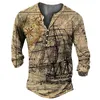 Camisetas masculinas Vintage Vintage V-deco