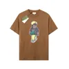 T-shirt da uomo di design di marca di lusso Gu T-shirt da donna a maniche corte T-shirt estive Camicie casual Hip Hop Streetwear Top Pantaloncini Abbigliamento Abbigliamento Vari colori-55